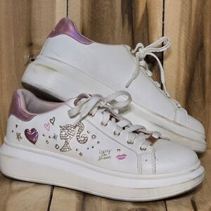 ALDO Barbie Sneakers LE 2024 Mattel Rhinestones Studs Street Chic Womens 7 M